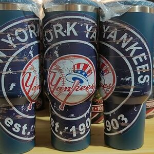 Navy Blue Stainless Steel Travel Mug